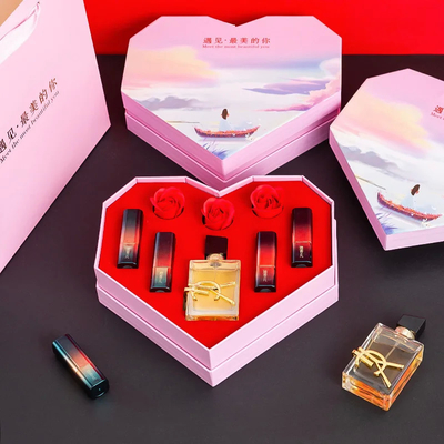 2023 Día de San Valentín Caja de regalo de cumpleaños Embalaje Cajas de regalo en forma de corazón de lujo para San Valentín Envase de regalo Embalaje
